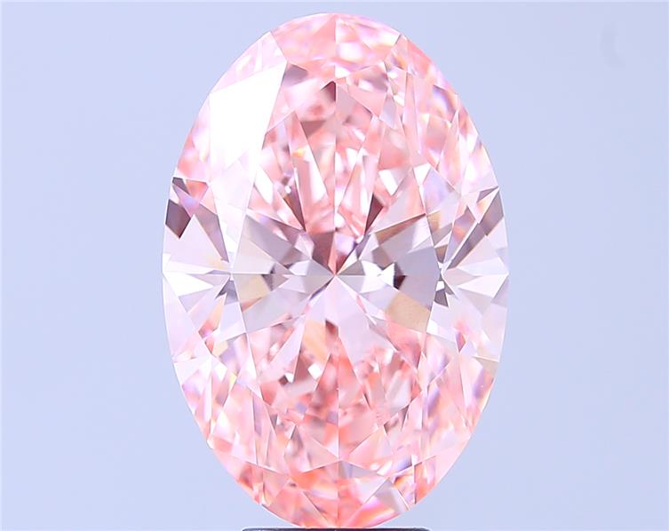 7.70 ct. oval Lab Grown Diamond front image