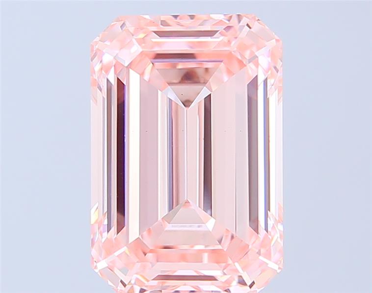 6.09 ct. emerald Lab Grown Diamond front image
