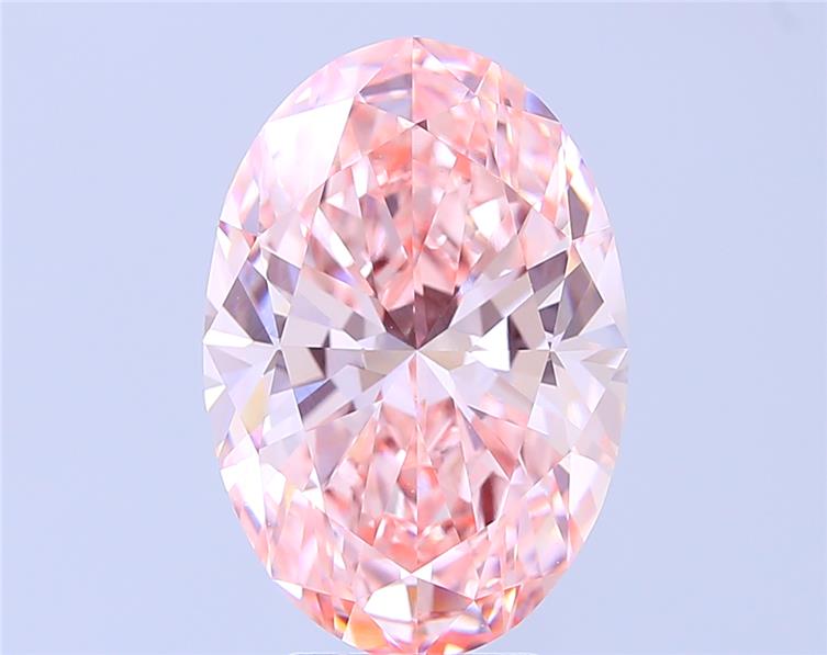 6.03 ct. oval Lab Grown Diamond front image