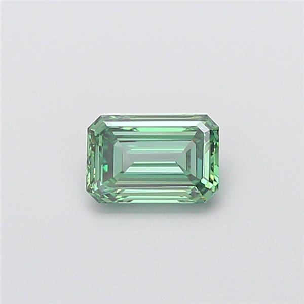 1 carat fancy vivid  green VVS2 EX Cut IGI emerald diamond