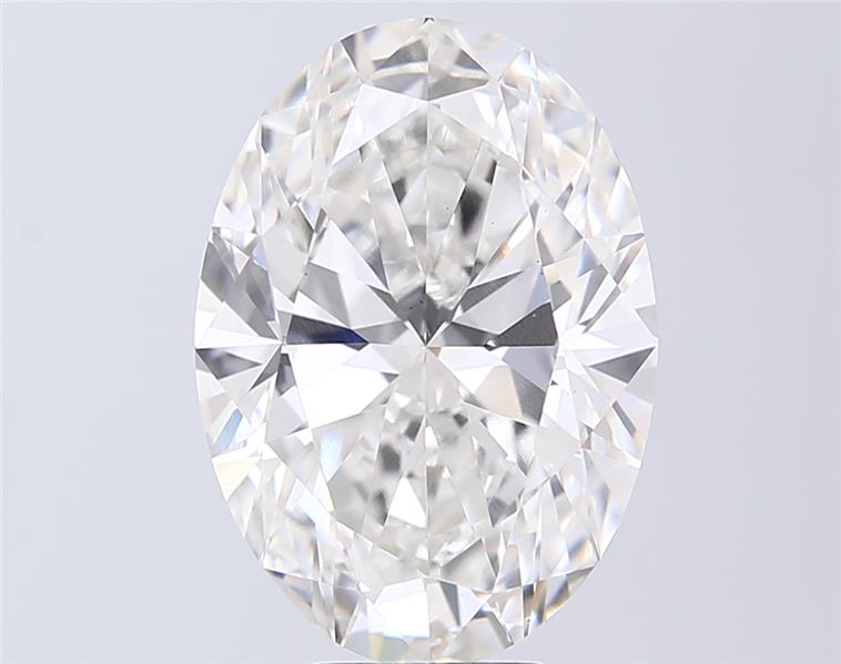 7.05 ct. oval Lab Grown Diamond front image
