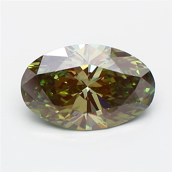 2.74 ct. oval Lab Grown Diamond front image