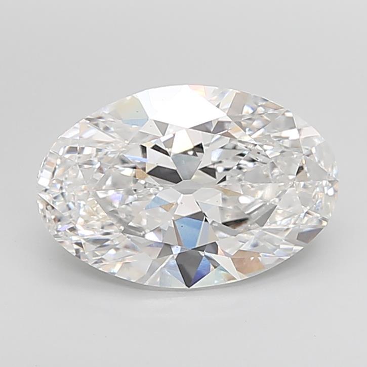 5.51 ct. oval Lab Grown Diamond front image