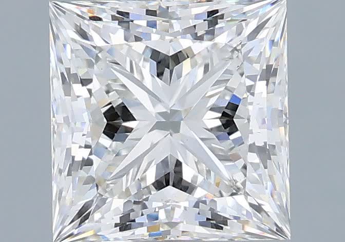 2.09 ct. princess Lab Grown Diamond front image