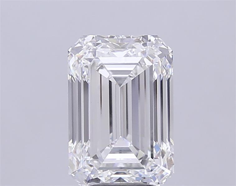 6.30 ct. emerald Lab Grown Diamond front image