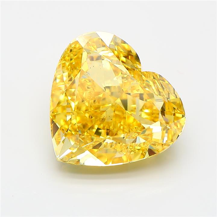 8.04 ct. heart Lab Grown Diamond front image
