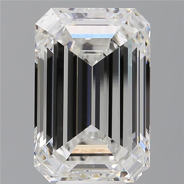 9.54 ct. emerald Lab Grown Diamond front image