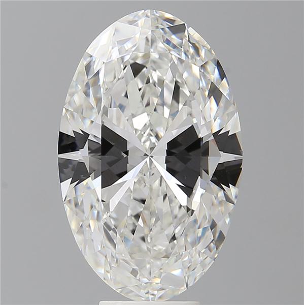 7.58 ct. oval Lab Grown Diamond front image