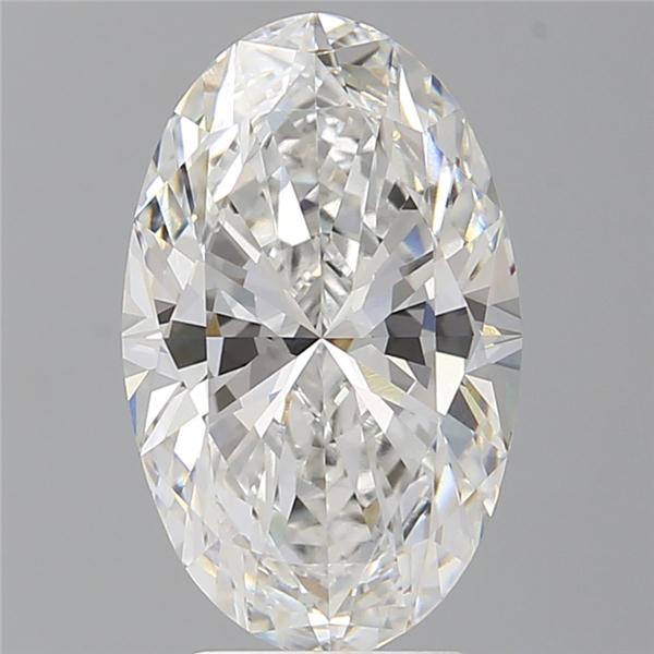 4.10 ct. oval Lab Grown Diamond front image