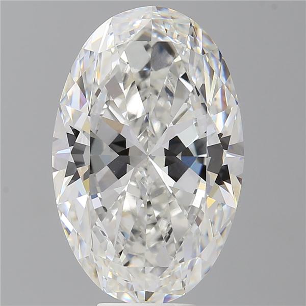 9.53 ct. oval Lab Grown Diamond front image