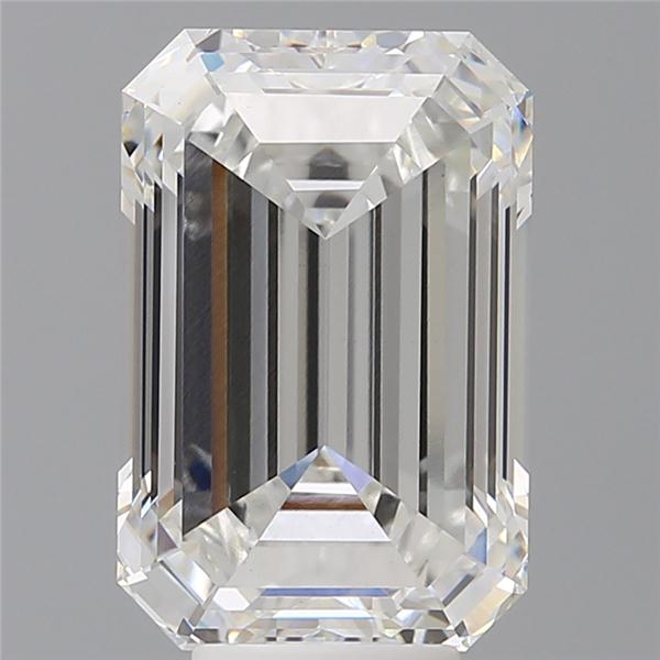 7.60 ct. emerald Lab Grown Diamond front image