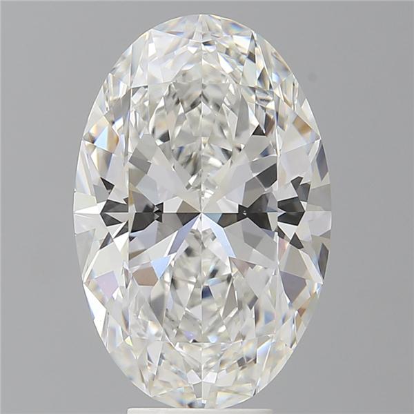 7.06 ct. oval Lab Grown Diamond front image