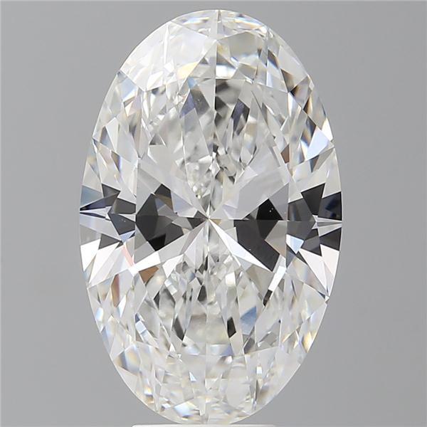 7.53 ct. oval Lab Grown Diamond front image
