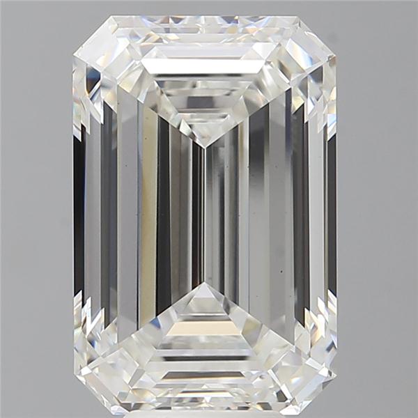 8.09 ct. emerald Lab Grown Diamond front image