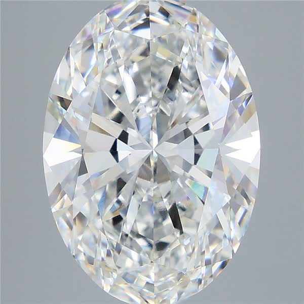 8.05 ct. oval Lab Grown Diamond front image