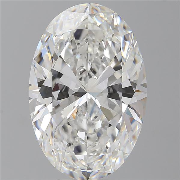 9.60 ct. oval Lab Grown Diamond front image