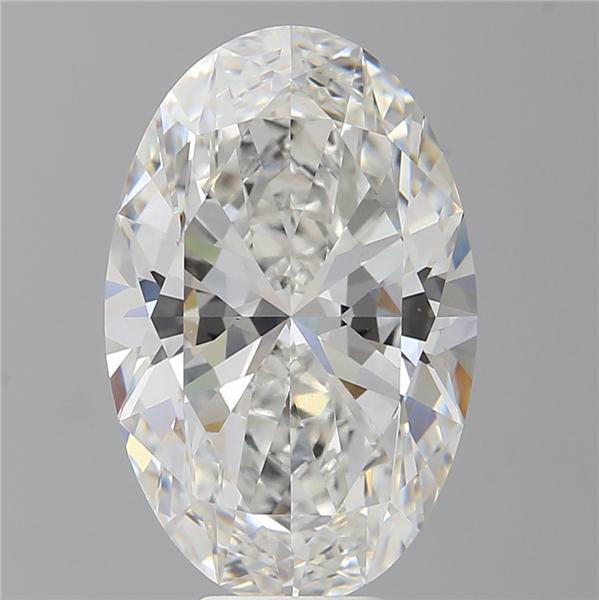 8.09 ct. oval Lab Grown Diamond front image