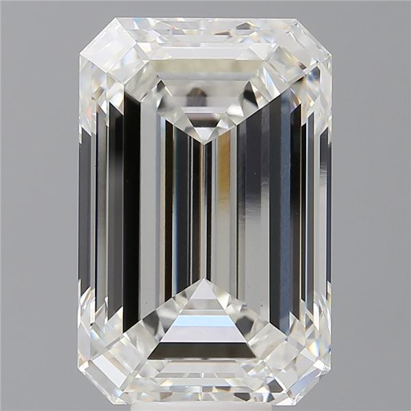 12.58 ct. emerald Lab Grown Diamond front image