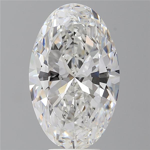 6.58 ct. oval Lab Grown Diamond front image
