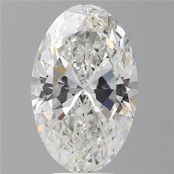 6.55 ct. oval Lab Grown Diamond front image