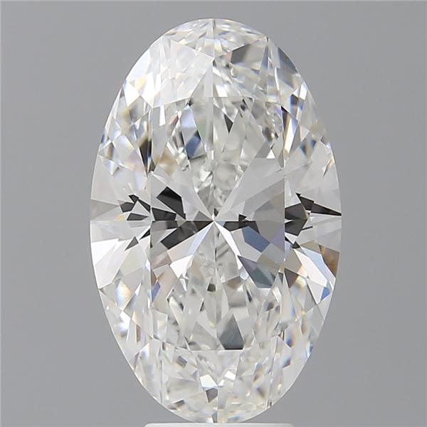 6.38 ct. oval Lab Grown Diamond front image