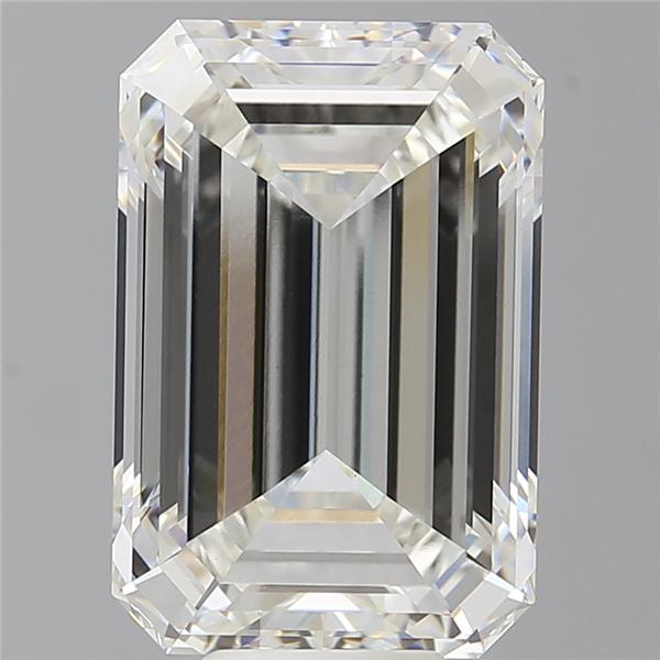 9.57 ct. emerald Lab Grown Diamond front image