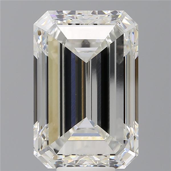 11.99 ct. emerald Lab Grown Diamond front image