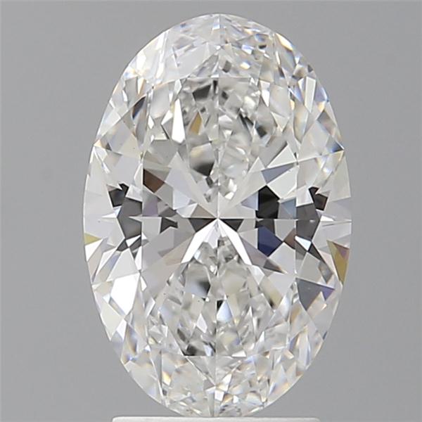 2.60 ct. oval Lab Grown Diamond front image