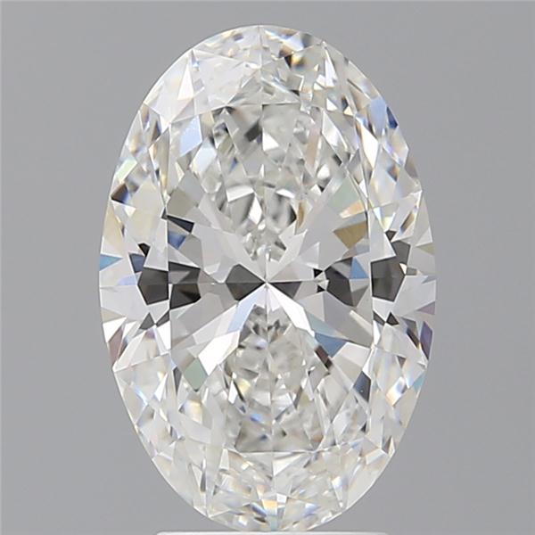 3.58 ct. oval Lab Grown Diamond front image