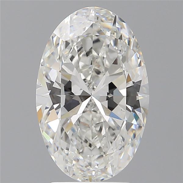 3.52 ct. oval Lab Grown Diamond front image