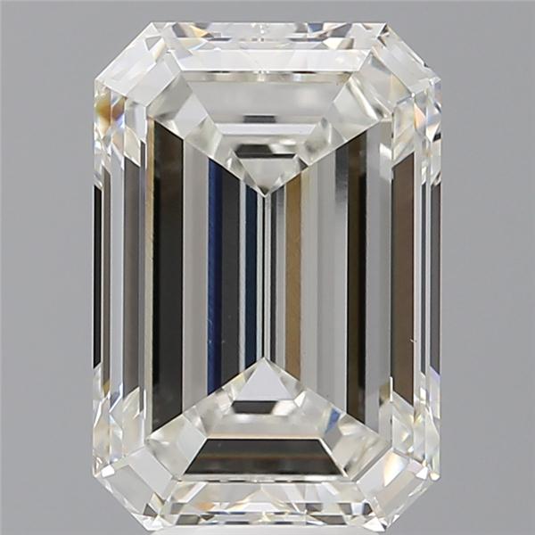 6.40 ct. emerald Lab Grown Diamond front image