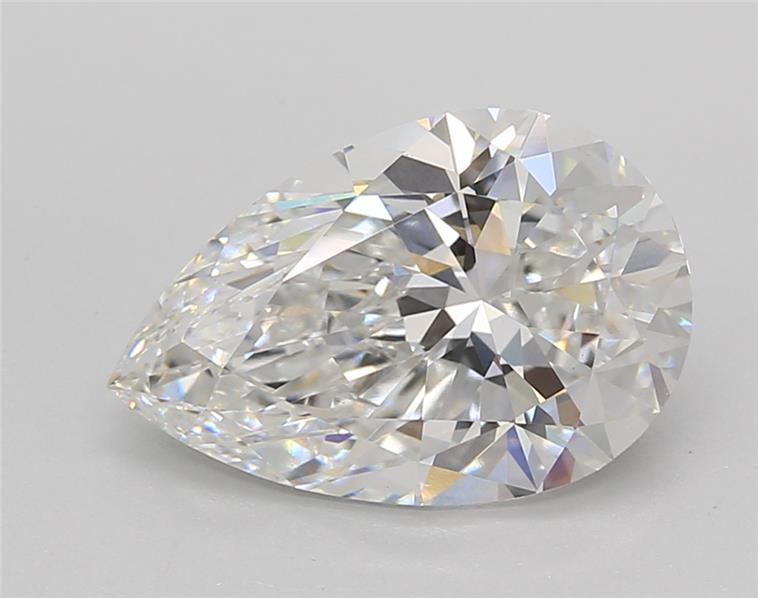 3.02 carat f VS1 EX Cut IGI pear diamond