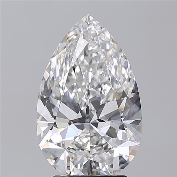 3.02 carat f VS1 EX Cut IGI pear diamond