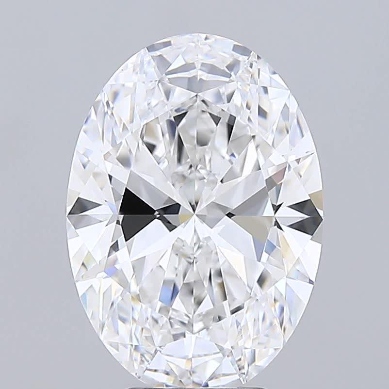 5.01 ct. oval Lab Grown Diamond front image