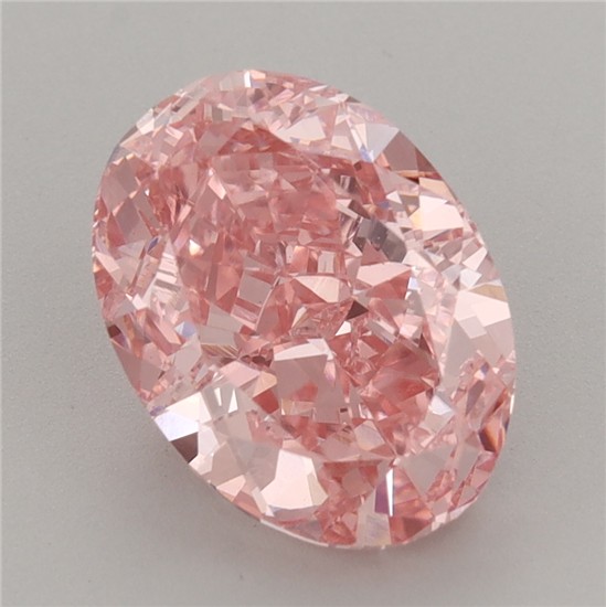 3.33 ct. oval Lab Grown Diamond front image