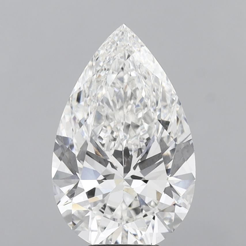 6.10 ct. pear Lab Grown Diamond front image