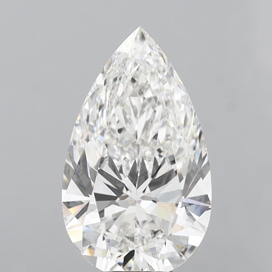 6.05 ct. pear Lab Grown Diamond front image