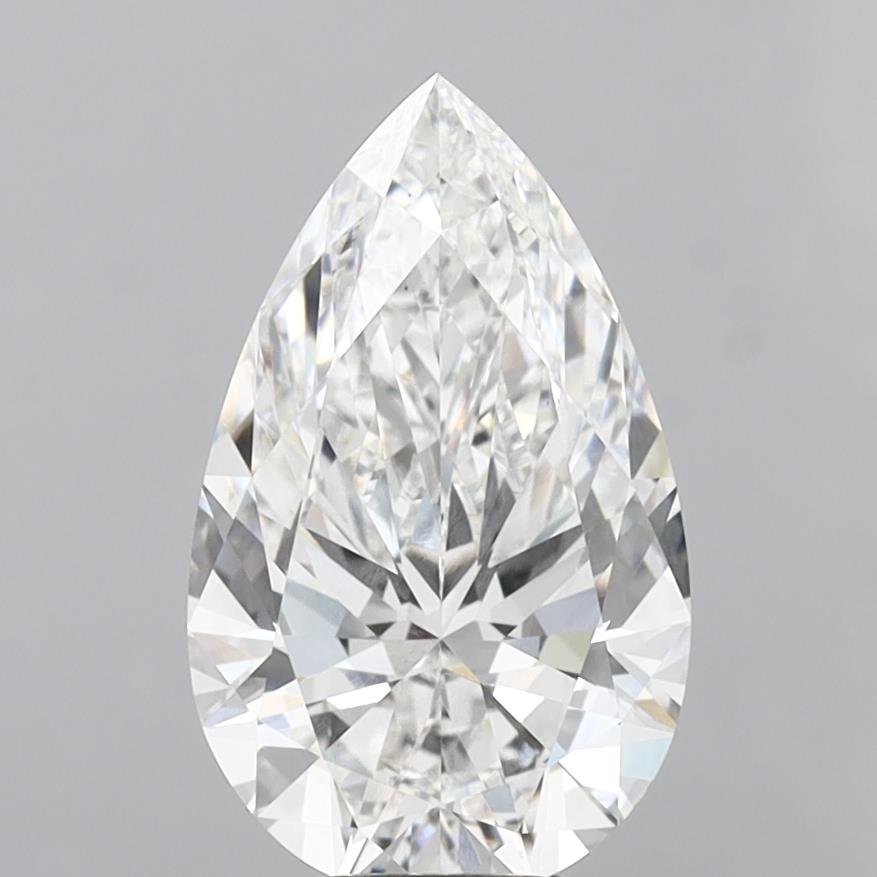6.60 ct. pear Lab Grown Diamond front image