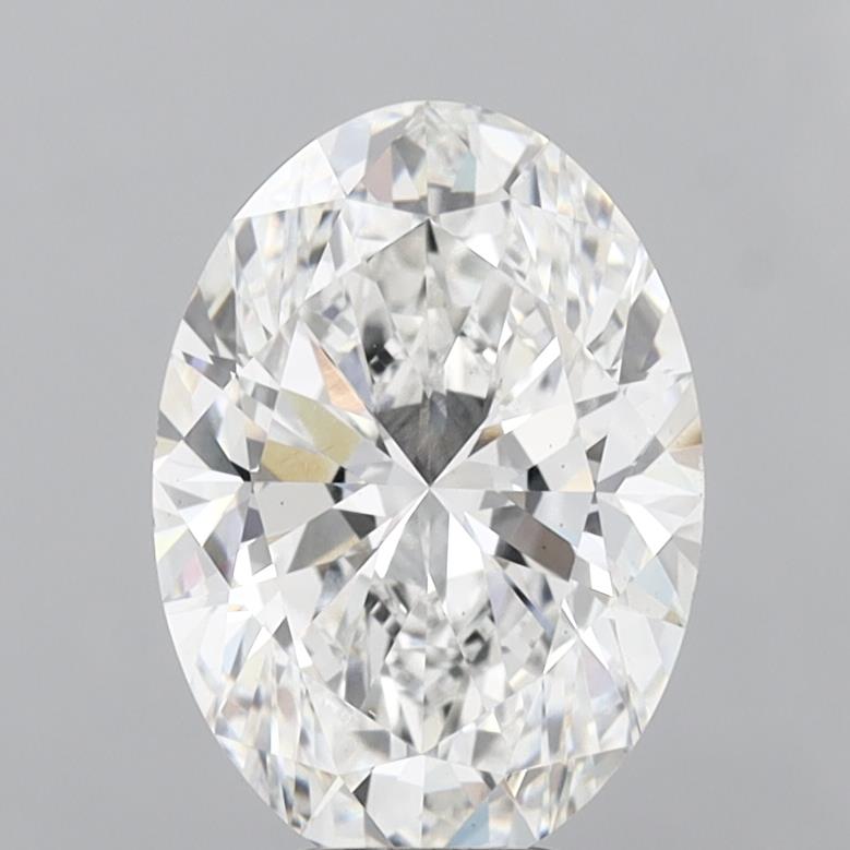 6.54 ct. oval Lab Grown Diamond front image