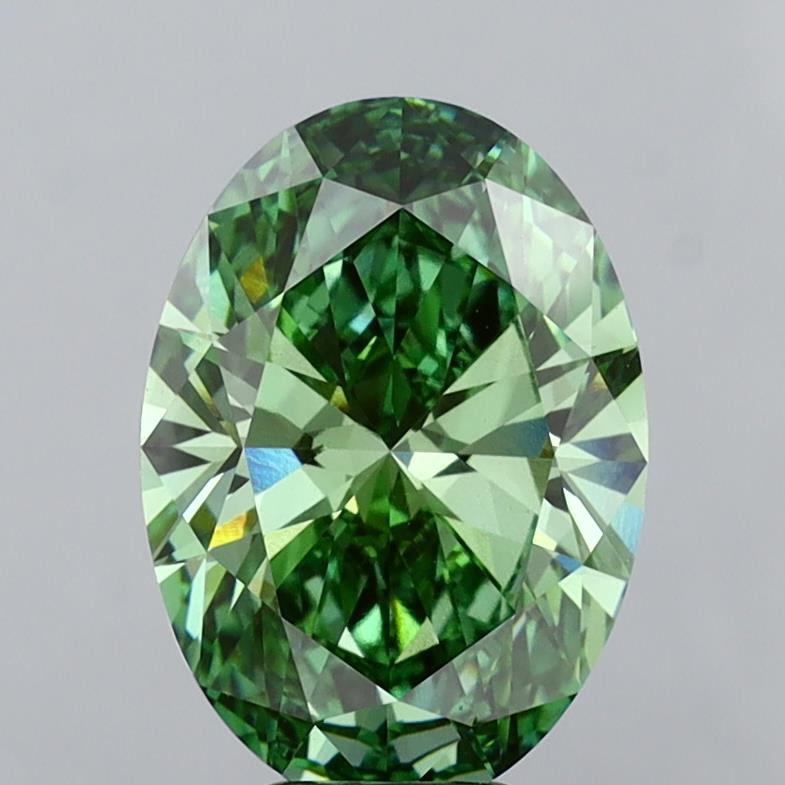 6.04 ct. oval Lab Grown Diamond front image