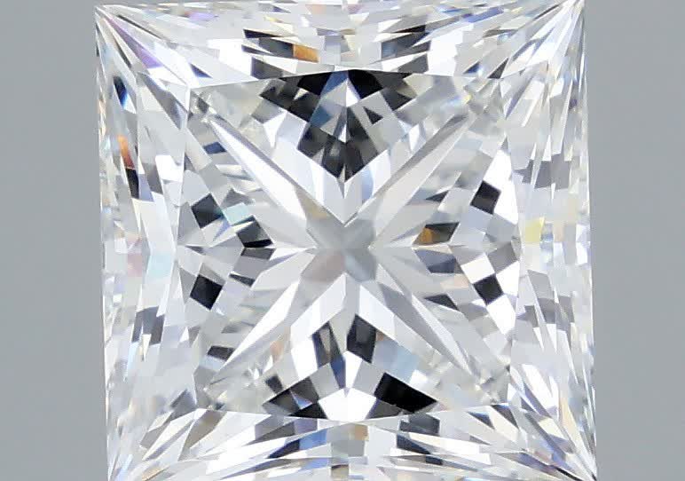 5.01 ct. princess Lab Grown Diamond front image