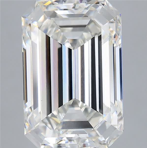 5.04 ct. emerald Lab Grown Diamond front image