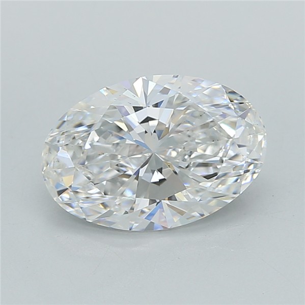 2.05 ct. oval Lab Grown Diamond front image