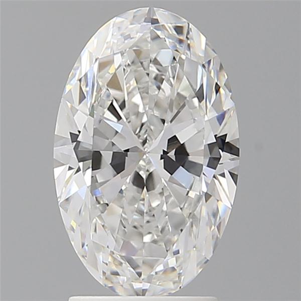 2.55 ct. oval Lab Grown Diamond front image