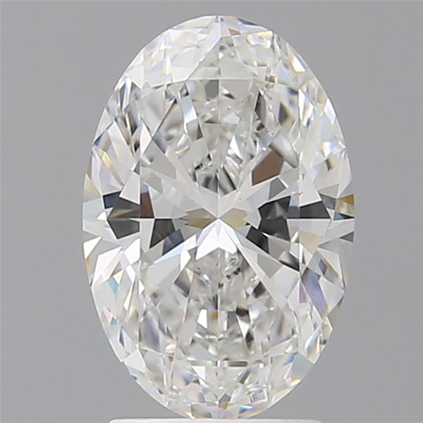 2.55 ct. oval Lab Grown Diamond front image