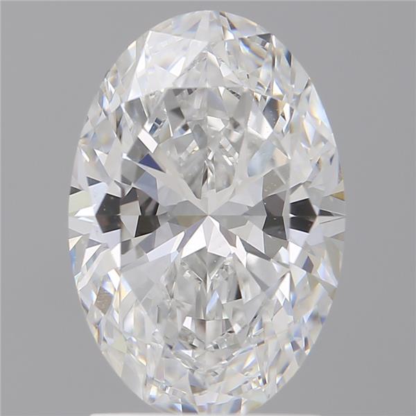 2.08 ct. oval Lab Grown Diamond front image