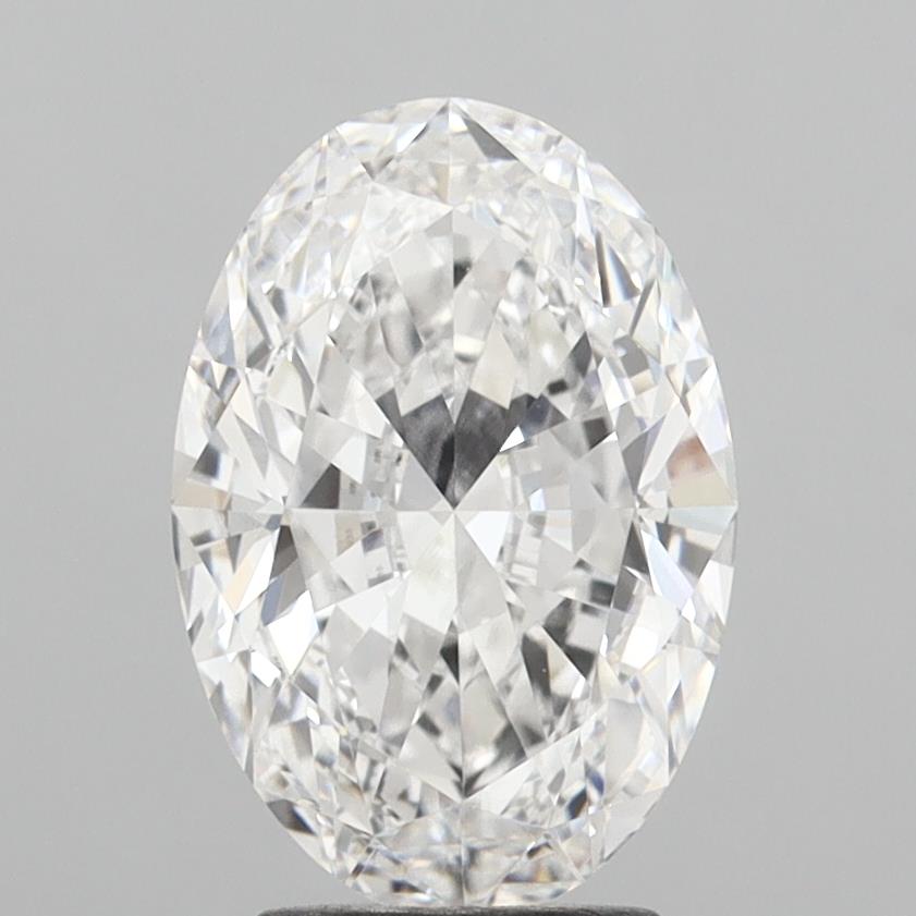 3.04 ct. oval Lab Grown Diamond front image