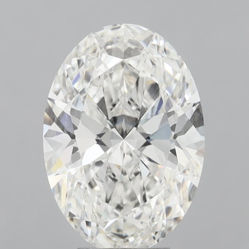6.04 ct. oval Lab Grown Diamond front image