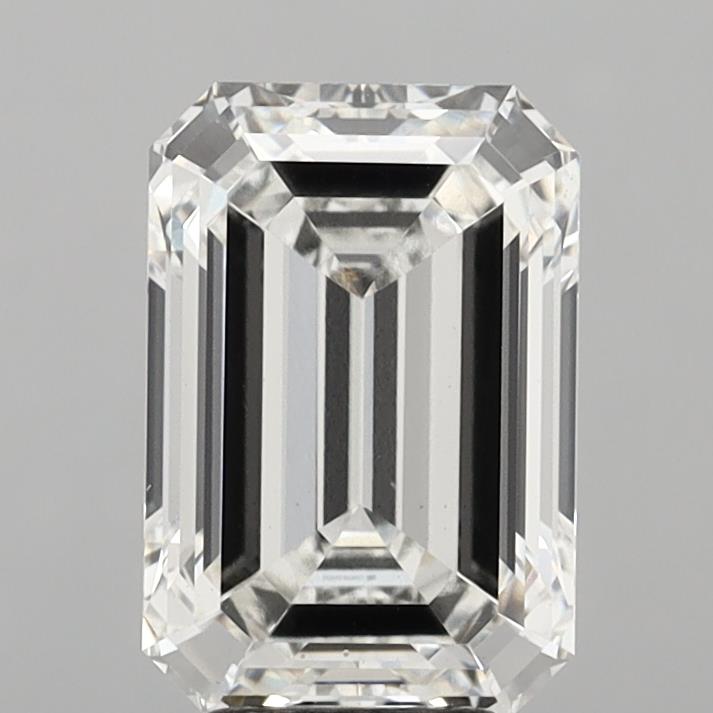 6.43 ct. emerald Lab Grown Diamond front image