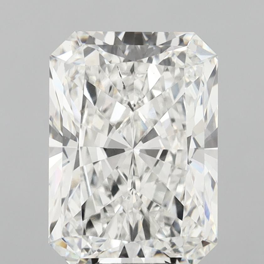 6.10 ct. radiant Lab Grown Diamond front image